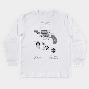 REVOLVER patent Kids Long Sleeve T-Shirt